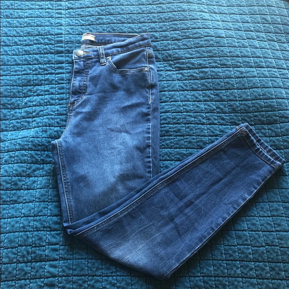 Free People high rise skinny jeans